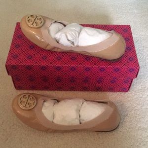 Tory Burch patent leather flats
